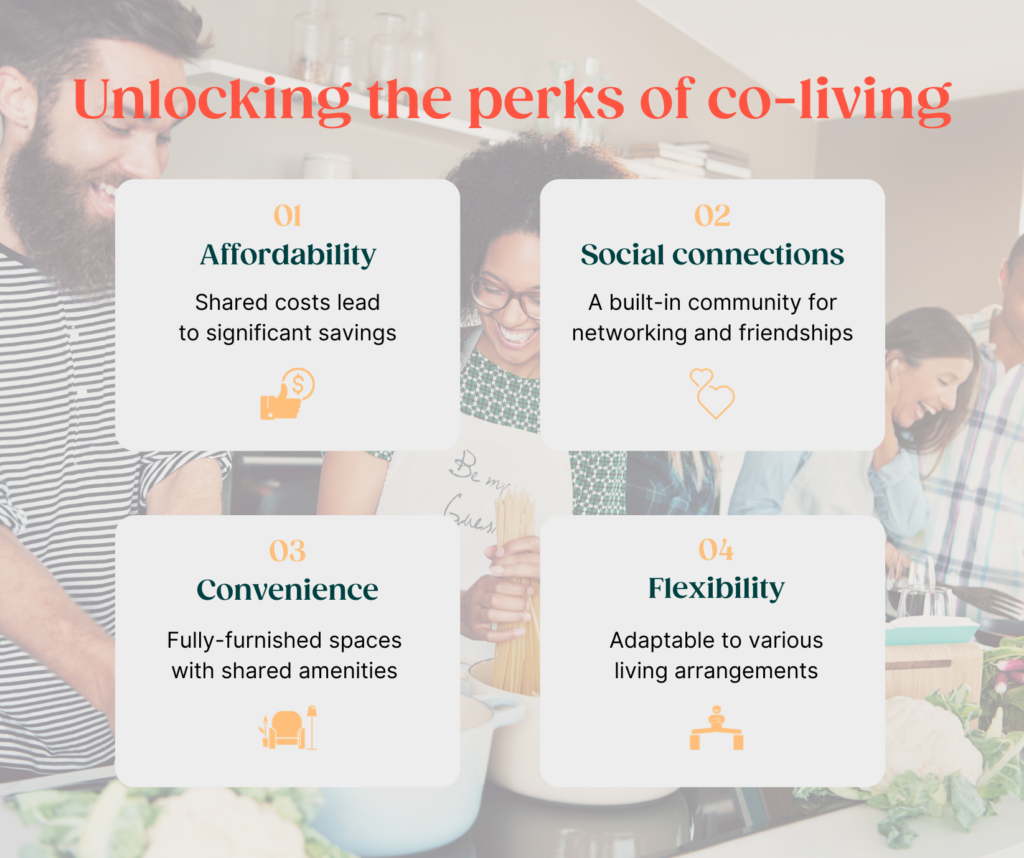 4 perks of co-living in Belgium: flexibility, convenienve, affordability and social connection